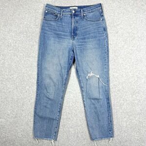 Madewell Blue Straight Leg Jeans